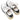 White & Black Alexander McQueen Platform Low-Top Sneakers Size 38
