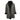 Olive & Black Loro Piana Mink & Rabbit Fur-Trimmed Coat Size US S
