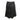 Vintage Black Valentino Pleated Back Wool Skirt Size US 4