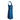 Blue & Multicolor Balenciaga Abstract Pattern Jacquard Dress Size FR 38