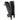 Black Christian Dior Leather Knee-High Heeled Boots Size 37.5
