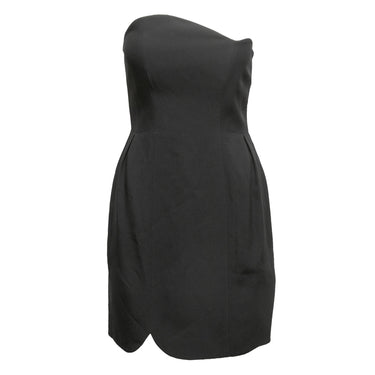 Black Miu Miu Strapless Mini Dress Size IT 40