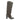 Charcoal Sergio Rossi Suede Pointed-Toe Knee-High Boots Size 39