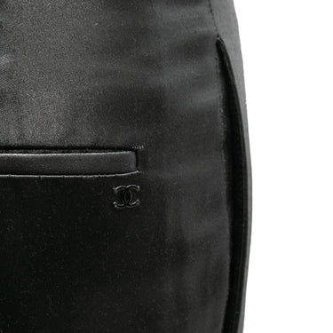 Black Chanel Spring/Summer 2009 Shiny Trousers Size EU 36 - Atelier-lumieresShops Revival