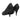 Black Chanel Satin Crystal-Embellished Pumps Size 38 - Designer Revival