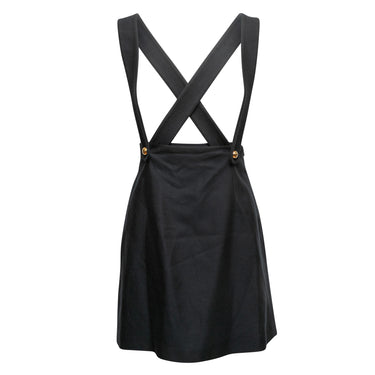 Black Miu Miu Suspender Skirt Size IT 44 - Designer Revival