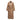 Tan Nour Hammour Lamb Leather Trench Coat Size EU 36