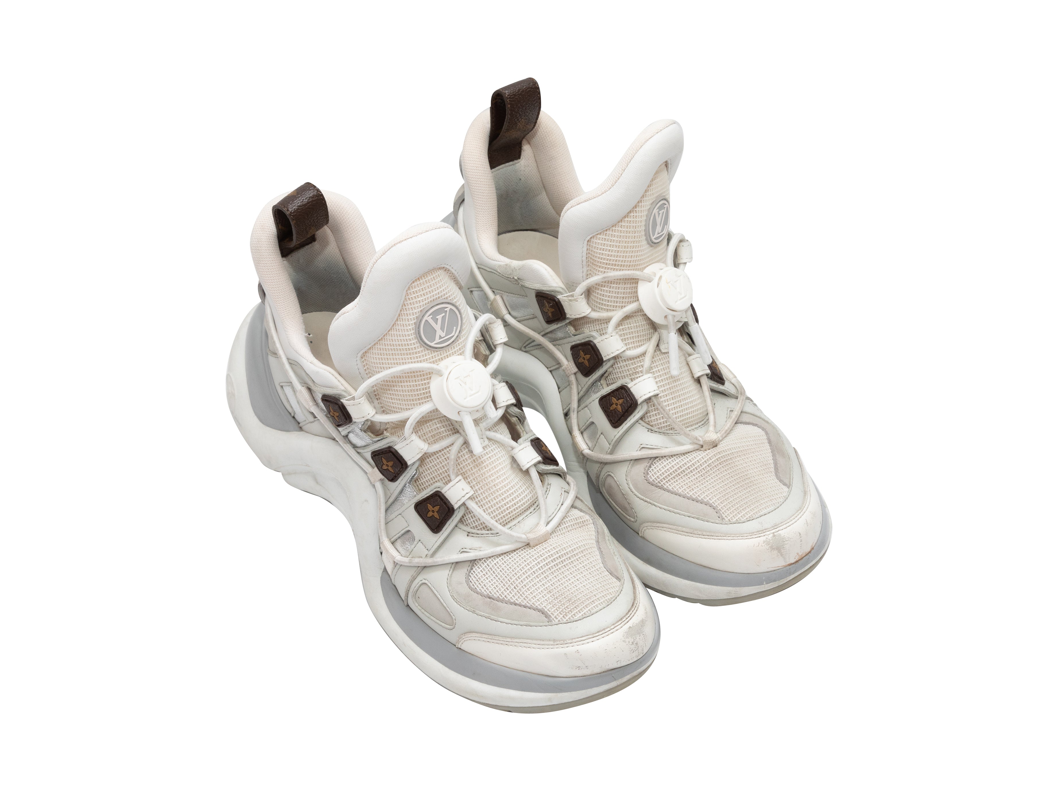 White Louis Vuitton Archlight Low-Top Sneakers Size 39 – Designer Revival