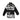 Black & White Maison Margiela Graphic Text Print Parka Size EU 36