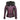 Burgundy & Multicolor Burberry Jacquard Fox Fur-Trimmed Puffer Jacket Size US S