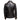 Black Shanghai Tang Quilted Leather Moto Jacket Size US 4