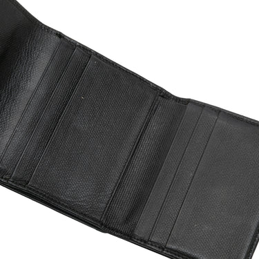 Vintage Black Chanel Leather Wallet - Designer Revival