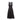 Black Alaia V-Neck Cotton Midi Dress Size IT 36