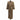 Olive Saint Laurent Long Belted Wool Trench Coat Size FR 36