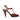 Brown Prada Square Peep-Toe T-Strap Heels Size 38.5