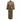 Olive Saint Laurent Long Belted Wool Trench Coat Size FR 36