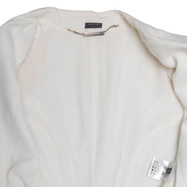 White Alexander McQueen Single-Button Blazer Size IT 42 - Atelier-lumieresShops Revival