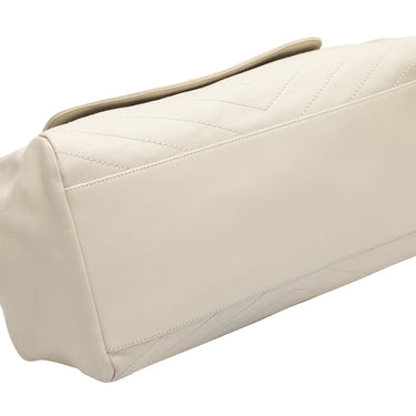 White Saint Laurent Leather Nolita Bag - Designer Revival
