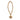 Vintage Gold-Tone Karl Lagerfeld Maltese Cross Pendant Necklace