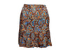 Vintage Brown & Multicolor Emilio Pucci 60s Paisley Print Skirt