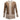 Brown & White Oscar de la Renta Wool & Cashmere-Blend Embroidered Jacket Size US 8