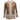 Brown & White Oscar de la Renta Wool & Cashmere-Blend Embroidered Jacket Size US 8