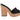 Black Jimmy Choo Suede & Cork Platform Sandals Size 40