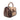 Brown Gucci Monogram Bamboo Top Handle Bag