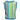 Vintage Blue & Multicolor Oscar de la Renta Striped Sleeveless Top Size US 8