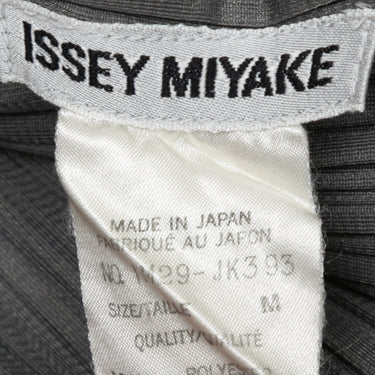 Grey Issey Miyake Long Sleeve Plisse Top Size US M - Designer Revival