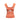 Vintage Light Orange & White Valentino Striped Sleeveless Top Size IT 44