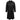 Black Lemaire Silk & Wool-Blend Long Sleeve Dress Size EU 36