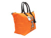 Orange & Multicolor Moschino Couture Nylon Shopper Tote