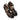 Black Hermes Leather Strappy Wedge Sandals Size 40.5 - Designer Revival
