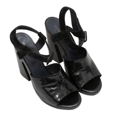Black Celine Platform Sandals Size 39.5