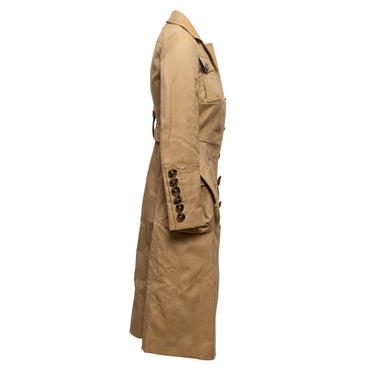 Tan Burberry Prorsum Belted Trench Coat Size EU 34 - Designer Revival