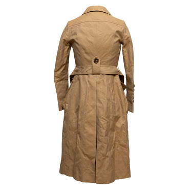Tan Burberry Prorsum Belted Trench Coat Size EU 34