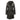 Charcoal Prada 2009 Patent Shearling Double-Breasted Coat Size IT 42 - Designer Revival