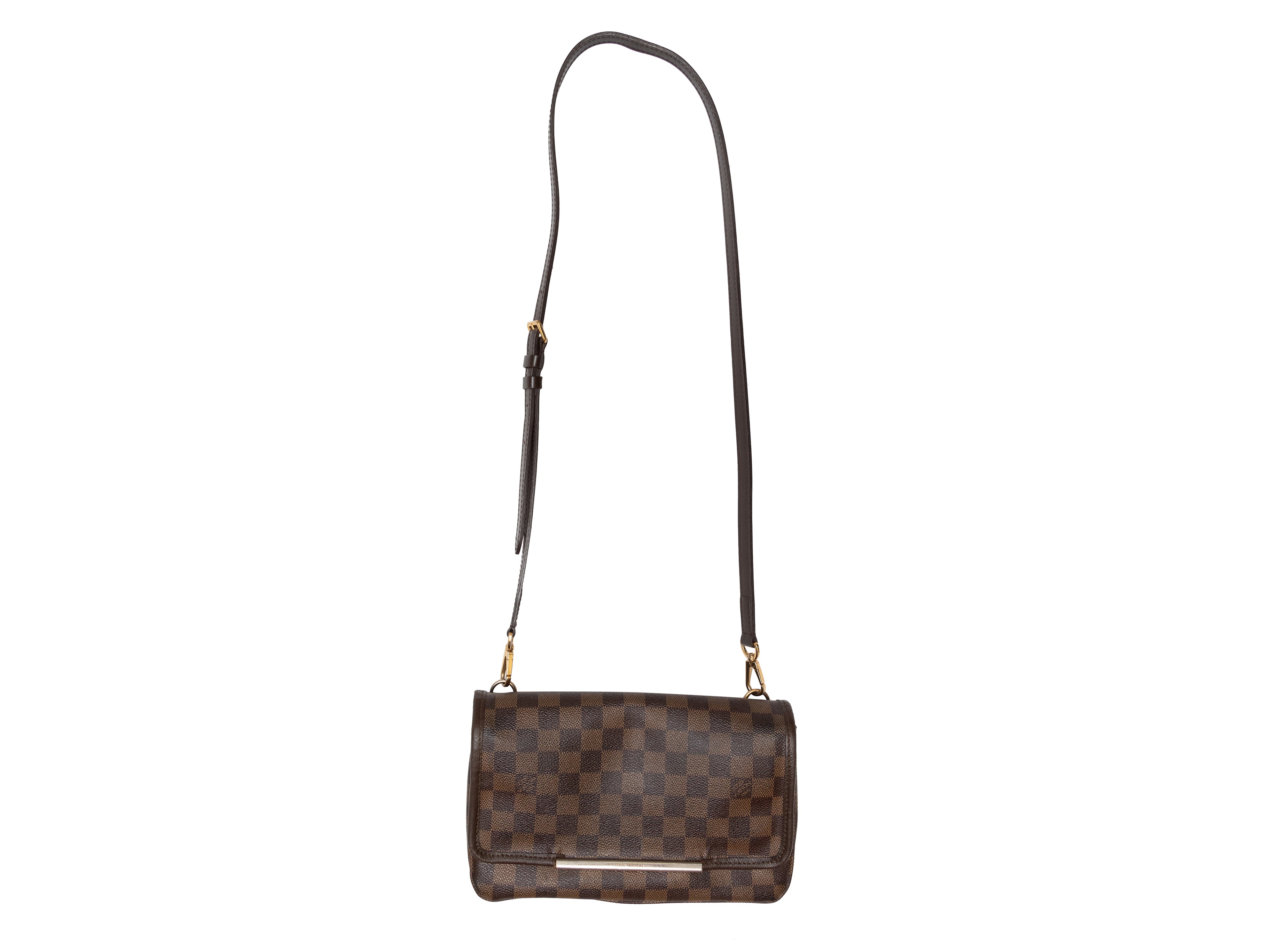 Brown Louis Vuitton Damier Ebene Hoxton PM Crossbody Bag - Designer Revival