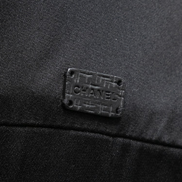 Vintage Black Chanel Cruise 2005 Silk Maxi Skirt Size FR 48 - Designer Revival