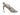 Grey & Black Jimmy Choo Python Peep-Toe Slingbacks Size 39 - Designer Revival