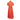 Orange & White Miu Miu Floral Print Maxi Dress Size US S