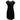 Black Miu Miu Bead Tassel-Embellished Satin Dress Size IT 40