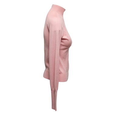 Light Pink Louis Vuitton Cashmere Mock Neck Sweater Size US M - Designer Revival