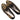 Black & Gold Alexander McQueen Embroidered Velvet Flats Size 39