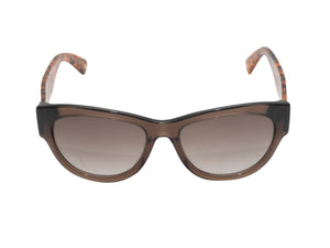 Brown Christian Dior Acetate Sunglasses