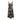 Black & Multicolor Blumarine Silk Embellished Printed Dress Size IT 42