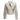 White Alice + Olivia Beaded Leather Moto Jacket Size US S