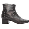 Black Saint Laurent Studded Leather Ankle Boots Size 38 - Designer Revival