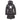 Black Moncler Hooded Down Puffer Coat Designer Size 0